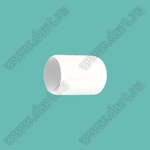 VCP06313W заглушка торца провода; d=6,3мм; L=13,0мм; t=1,0мм; белый