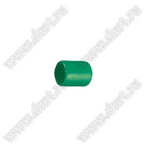 VCP04008G заглушка торца провода; d=4,0мм; L=8,0мм; t=0,8мм; зеленый