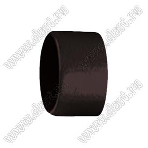 VCP15014BK заглушка торца провода; d=15,0мм; L=14,0мм; t=1,2мм; черный