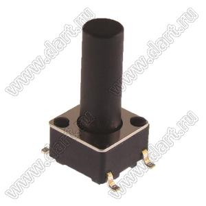 TD-06XF-X кнопка тактовая SMD; 6,0x6,0x12,5мм