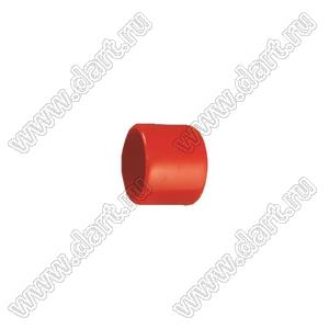 VCP05708R заглушка торца провода; d=5,7мм; L=8,0мм; t=1,0мм; красный
