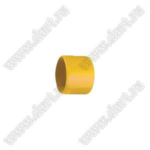 VCP06008Y заглушка торца провода; d=6,0мм; L=8,0мм; t=1,0мм; желтый