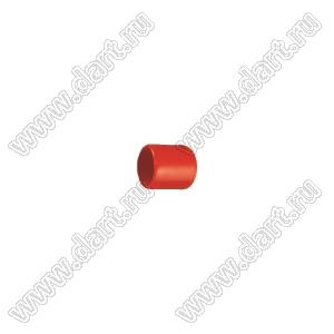 VCP02655R заглушка торца провода; d=2,6мм; L=5,5мм; t=0,8мм; красный