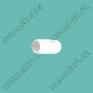 VCP03210W заглушка торца провода; d=3,2мм; L=10,0мм; t=0,8мм; белый