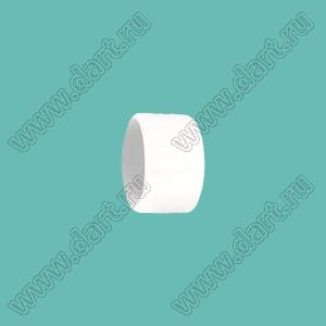 VCP07608W заглушка торца провода; d=7,6мм; L=8,0мм; t=1,0мм; белый