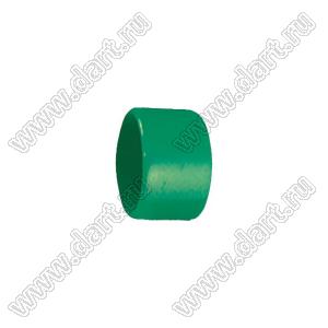 VCP08509G заглушка торца провода; d=8,5мм; L=9,0мм; t=1,0мм; зеленый