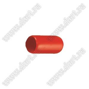 VCP04813R заглушка торца провода; d=4,8мм; L=13,0мм; t=0,8мм; красный