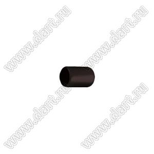 VCP02607BK заглушка торца провода; d=2,6мм; L=7,0мм; t=0,8мм; черный