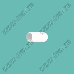 VCP02609W заглушка торца провода; d=2,6мм; L=9,0мм; t=0,8мм; белый