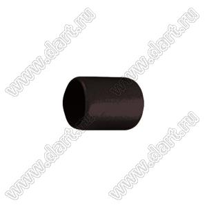 VCP06012BK заглушка торца провода; d=6,0мм; L=12,0мм; t=1,0мм; черный