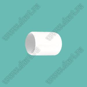 VCP06513W заглушка торца провода; d=6,5мм; L=13,0мм; t=1,0мм; белый