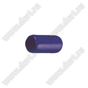 VCP04813B заглушка торца провода; d=4,8мм; L=13,0мм; t=0,8мм; синий