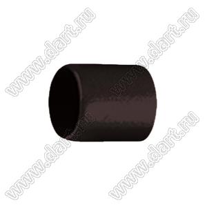 VCP09516BK заглушка торца провода; d=9,5мм; L=16,0мм; t=1,0мм; черный