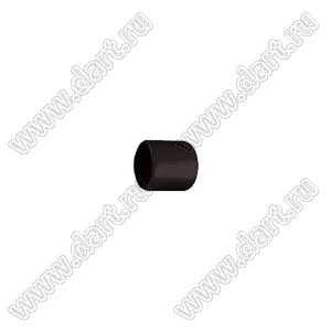 VCP03206BK заглушка торца провода; d=3,2мм; L=6,0мм; t=0,8мм; черный