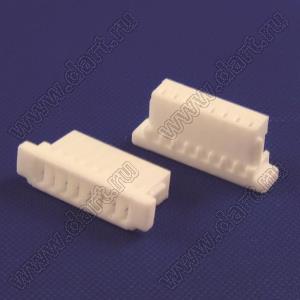 A1001-08Y (1.0-8Y, SHR-08V-S-B) корпус розетки на кабель; шаг 1,0мм; шаг 1,00мм; 8-конт.