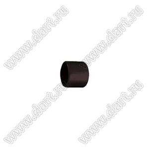 VCP04006BK заглушка торца провода; d=4,0мм; L=6,0мм; t=0,8мм; черный