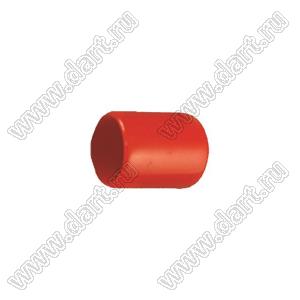 VCP06012R заглушка торца провода; d=6,0мм; L=12,0мм; t=1,0мм; красный