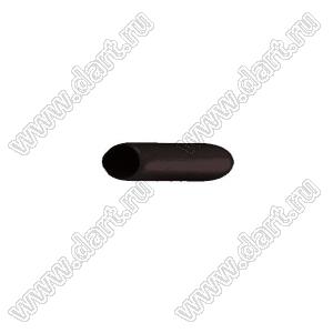 VCP02012BK заглушка торца провода; d=2,0мм; L=12,0мм; t=0,8мм; черный