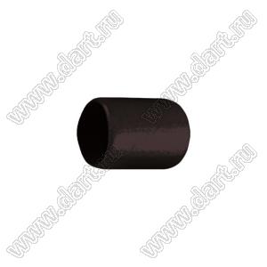 VCP06313BK заглушка торца провода; d=6,3мм; L=13,0мм; t=1,0мм; черный