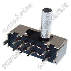 SK-23H01-2 переключатель движковый угловой 2P3T