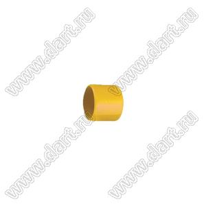 VCP04006Y заглушка торца провода; d=4,0мм; L=6,0мм; t=0,8мм; желтый