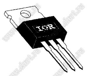 IRF9610 (TO-220AB) транзистор полевой с изолированным затвором; P-канал; Uси=-200В; P=20Вт; Iи=-1,8А; Rdc=3(Ом)