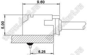 A2001-13AW (S13B-PH-K-S, MW-13MR, 53254-1370, WB-13R, DS1066-13MRW6) вилка на плату угловая; шаг 2,00мм; 13-конт.; нейлон-66/латунь луженая; цвет натуральный