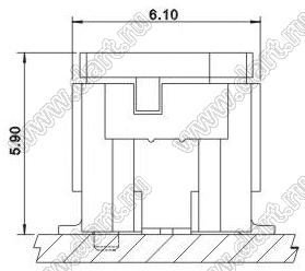 A1253-SMT-20AWX2 (DF13A-40DP-1.25V) вилка двухрядная прямая SMD; шаг 1,25мм; 20-конт.