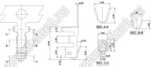 A2501-03Y (XHP-3, 2318HJ-03, HK-03, CHU-03)+wires 100 mm сборка кабельная с разъемом, шаг 2,5 мм, с проводами длиной 100 мм; 3-конт.