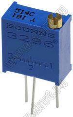 3296Y-1-502 (5K0) резистор подстроечный многооборотный; R=5кОм