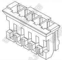 KR2001H-10P (A2001-10Y)-wire 50mm-KR2001H-10P (A2001-10Y) кабельная сборка, шаг 2,0 мм, 10 поз. 50 мм