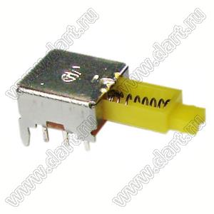 PS-22E02L переключатель нажимной 2P2T с фиксацией