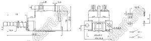 KDC-A04-2-W1112 выключатель питания кнопочный 5A/80A 250V