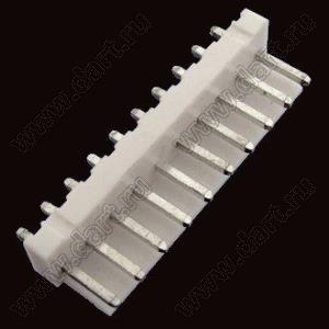 2114S-10 (PWL2-10, A3962-10A, MV-396™ Molex 0359781010) вилка прямая на плату; шаг 3,96мм; 10-конт.; пластик