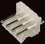 2219S-04 (PWL-4, A3961-04A, Molex 0009652048) вилка на плату прямая с фиксатором; шаг 3,96мм; 4-конт.; пластик