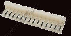 2219S-15 (PWL-15, A3961-15A, Molex 0009652158) вилка на плату прямая с фиксатором; шаг 3,96мм; 15-конт.; пластик
