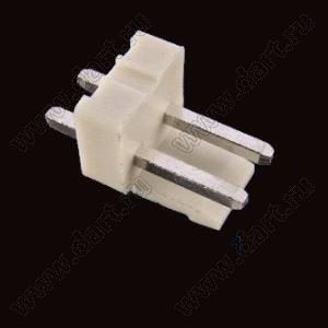 2114S-02 (PWL2-2, A3962-02A, MV-396™ Molex 0359780210) вилка прямая на плату; шаг 3,96мм; 2-конт.; пластик