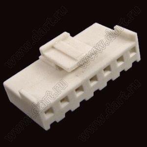 2114H-07 (PHU2-7, VHR-7N, A3962-07Y, MV-396™ Molex 0359770700) корпус розетки на кабель; шаг 3,96мм; 7-конт.; пластик