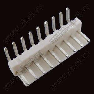 2114R-09 (PWL2-9R, A3962-09AW, MV-396™ Molex 0359780920) вилка угловая на плату; шаг 3,96мм; 9-конт.; пластик