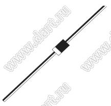 STPS3150RL (DO-201AD) диоды Шотки; VRRM=170В; IFM=3А; VFM=0,82В; Tраб. -40…+175°C; маркировка STPS3150
