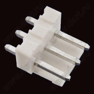 2114S-03 (PWL2-3, A3962-03A, MV-396™ Molex 0359780310) вилка прямая на плату; шаг 3,96мм; 3-конт.; пластик