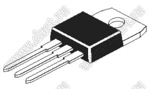 LM7805АТ (TO-220) микросхема стабилизатор напряжения 5V; Uвых=5В