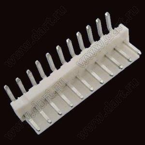 2114R-11 (PWL2-11R, A3962-11AW, MV-396™ Molex 0359781120) вилка угловая на плату; шаг 3,96мм; 11-конт.; пластик