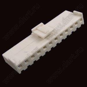 2114H-12 (PHU2-12, VHR-12N, A3962-12Y, MV-396™ Molex 0359771200) корпус розетки на кабель; шаг 3,96мм; 12-конт.; пластик