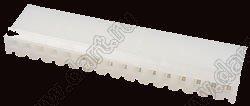 2220H-16 (PHU-16, A3961-16Y, Molex 0009503-1600, DS1072-16FCT) корпус розетки на кабель, шаг 3,96 мм, 16 контактов; шаг 3,96мм; нейлон-66; 16-конт.