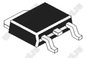 LM317AMDTX (TO-252/DPAK) микросхема стабилизатор напряжения регулируемый 1.2V...37V; 0,5А