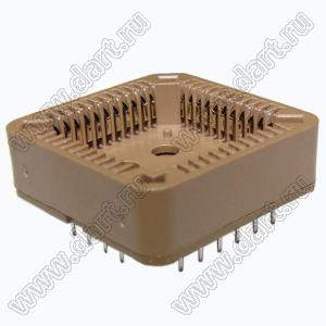 PLCC-44 (DS1032-44SDNT1A, 7310-44S) панелька для микросхемы в корпусе PLCC-44; 44-конт.