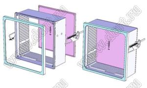 Case 14-55A корпус цифрового панельного прибора 144x144x64 мм