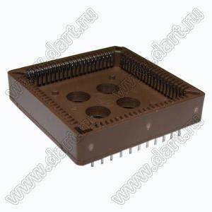 PLCC-84 (DS1032-84SDNT1A, 7310-84S) панелька для микросхемы в корпусе PLCC-84; 84-конт.