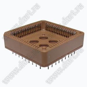 PLCC-68 (DS1032-68SDNT1A, 7310-68S) панелька для микросхемы в корпусе PLCC-68; 68-конт.